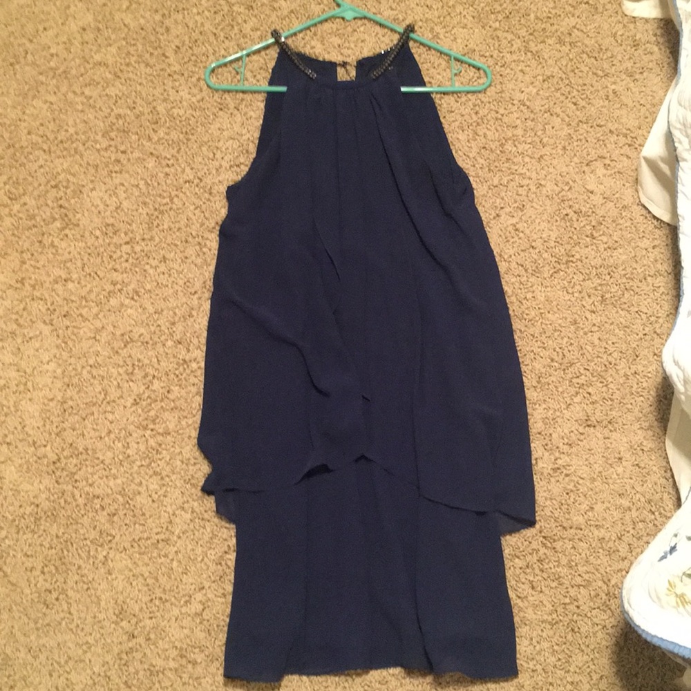 Navy blue dress